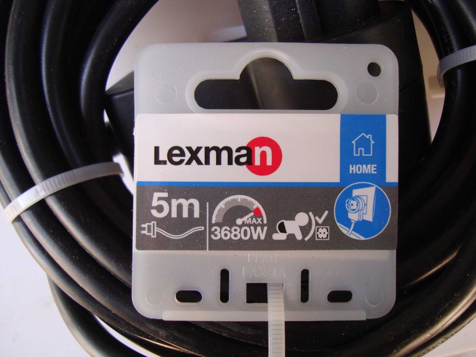 Подовжувач електричний Lexman 3х1.5мм², 5м