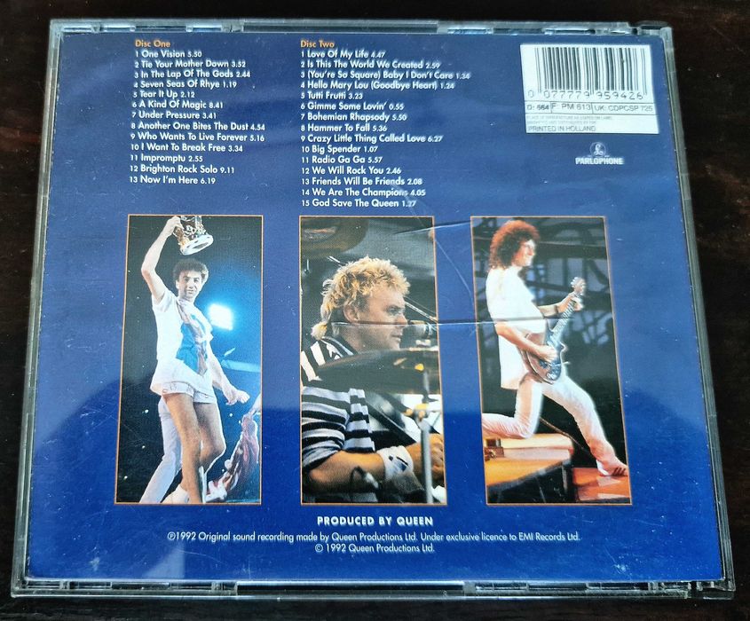 Cd  musical duplo "Queen Live at Wembly 86"