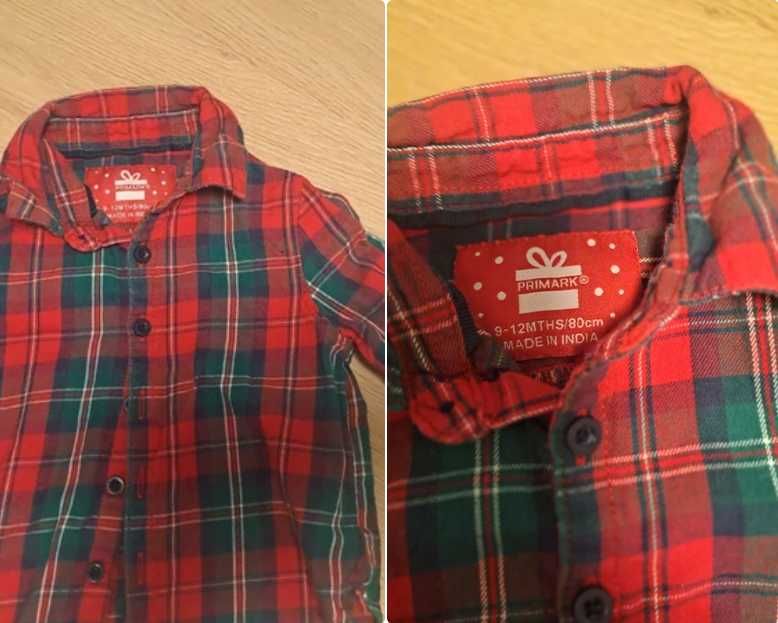 Primark koszula święta Wigilia 80