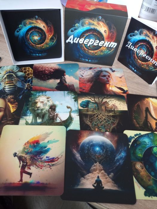 Дивергент метафорические карты 72 шт.