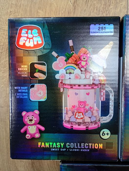 Zestaw klocków mini 3 pak Słodki kubek