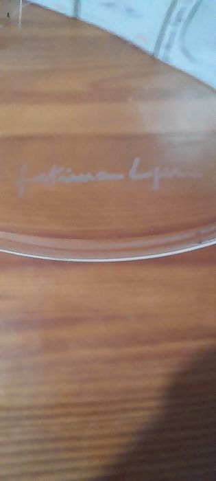 Copos cristal design Fátima Lopes...Novos ainda na caixa.