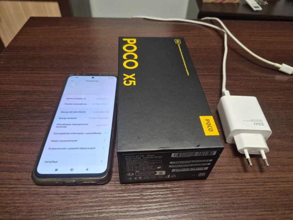 Poco X5 5G 8GB RAM, 256 GB pamięci