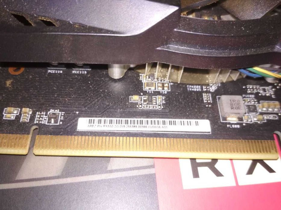 Видеокарта Asus PCI-Ex Radeon RX550 2GB, рабочая