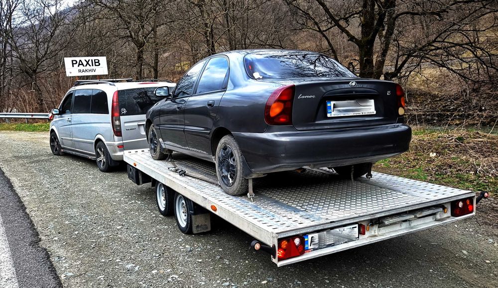 Евакуатор Запоріжжя по Україні, критий автовоз, лафет + 7 пасажирів