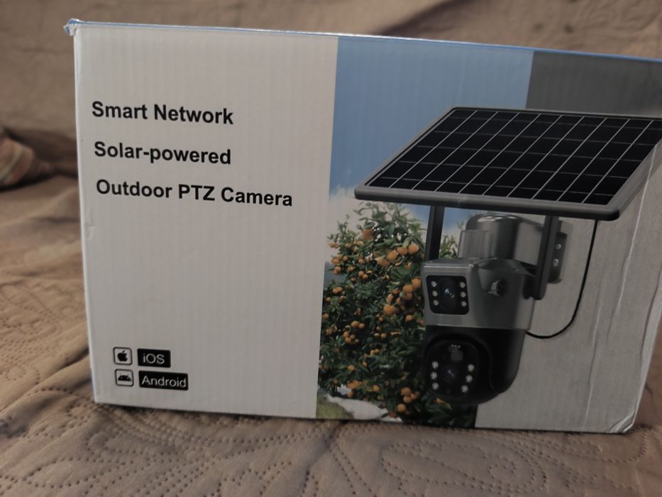 Câmera vigilância solar