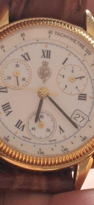 Relogio royal conografo quartz makina eta 22 rubis