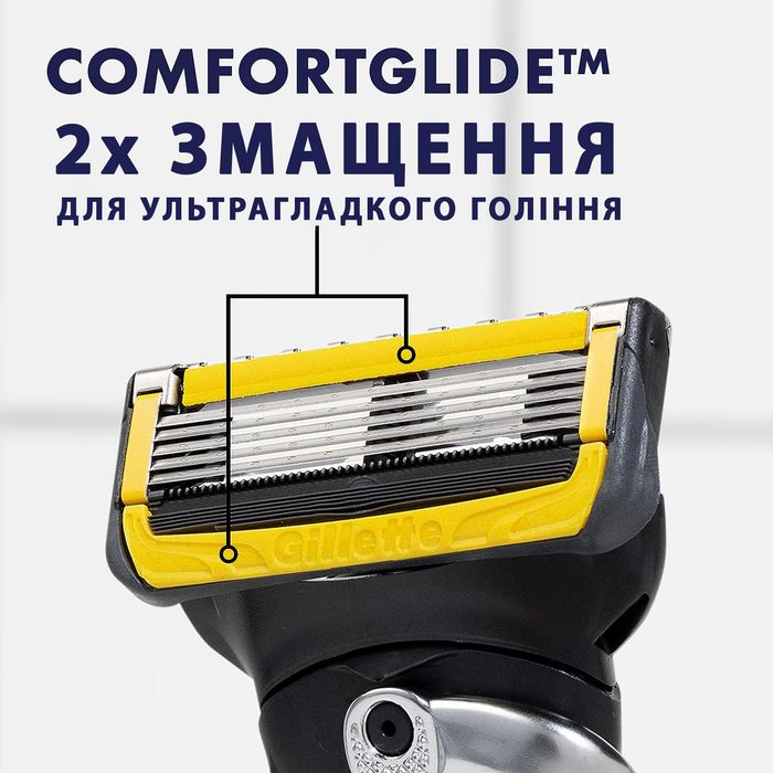 Станок (бритва) для гоління Gillette ProShield з  2 змінніми касетами - 100% оригінал, 2025 рік