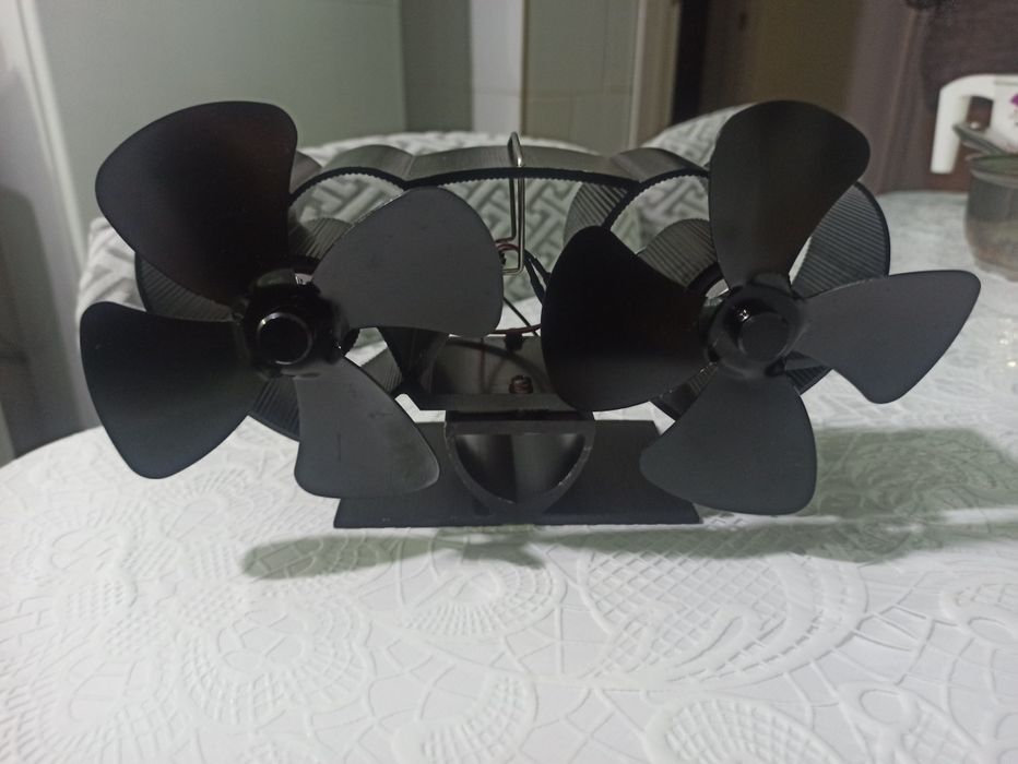 Термоелектричний вентилятор для камінів,буржуйок,печей