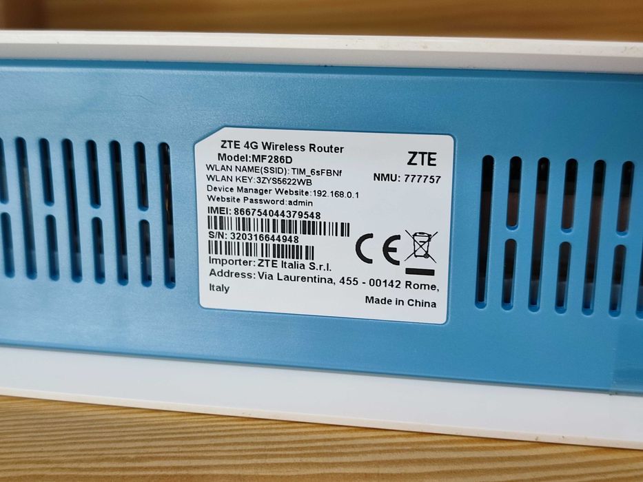 ZTE MF286D Cat.12 4G 600mbps Router SIM