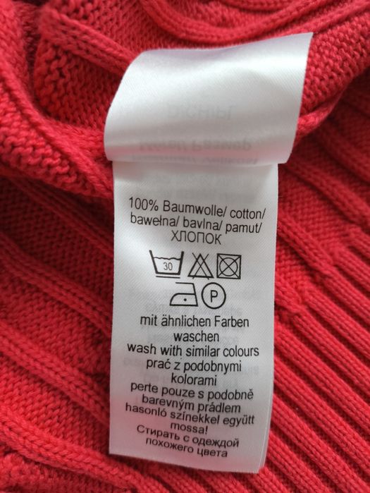 Czerwony sweter S Franco Callegari