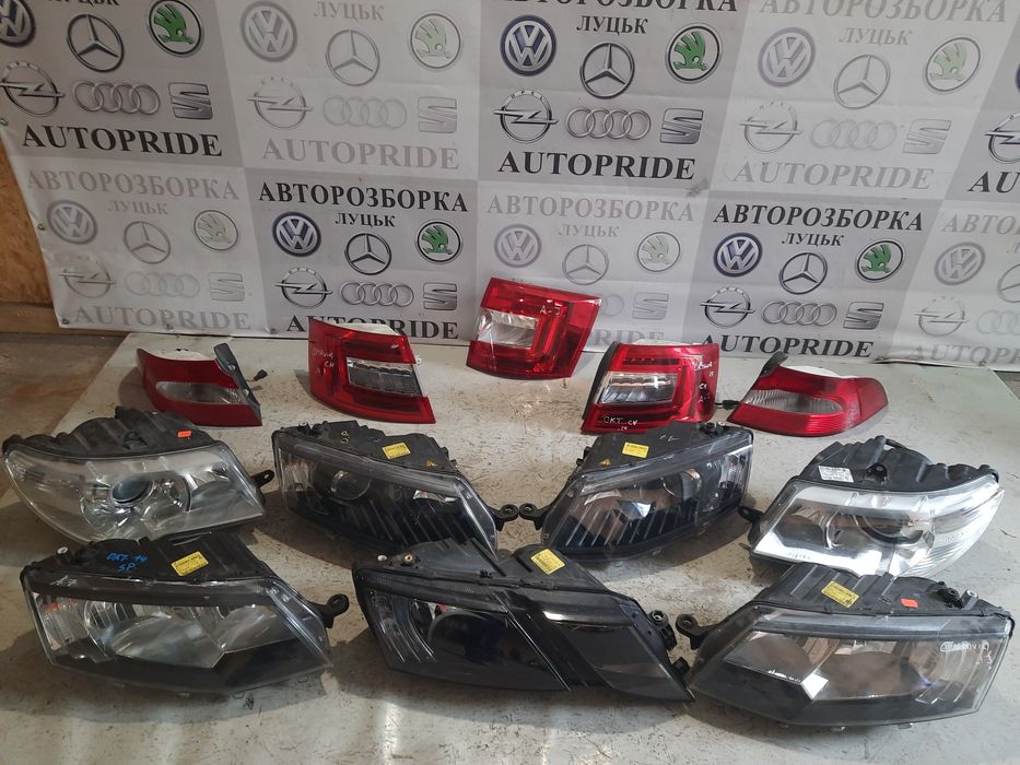 Фара Skoda Octavia A7 Superb, ліхтар Octavia A7, фара Superb