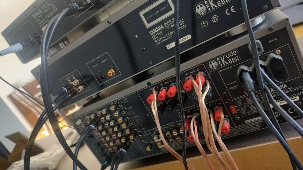 Amplituner Yamaha Dsp-a2. CD Yamaha cdx-993. I radio tx-592rds