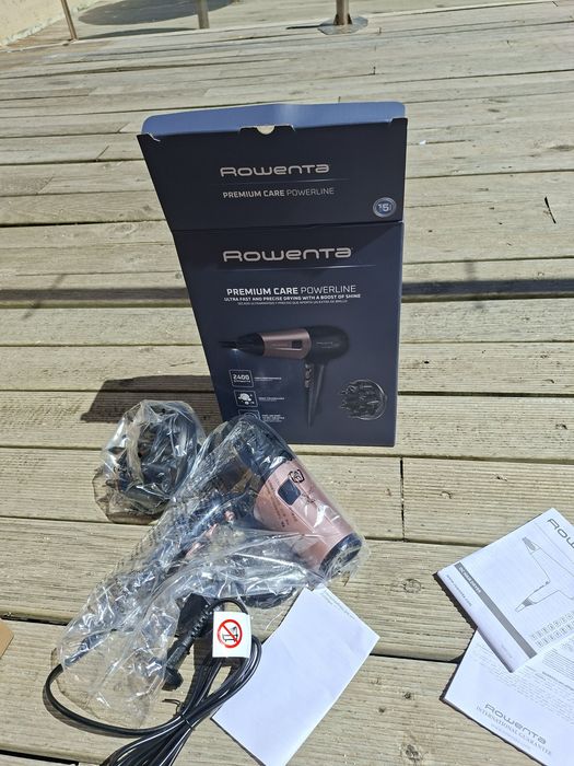 Secador de Cabelo Rowenta Premium Care Powerline 2400W – Novo