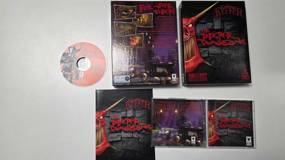 PC Dungeon keeper deeper dungeon premierowe wydanie big box