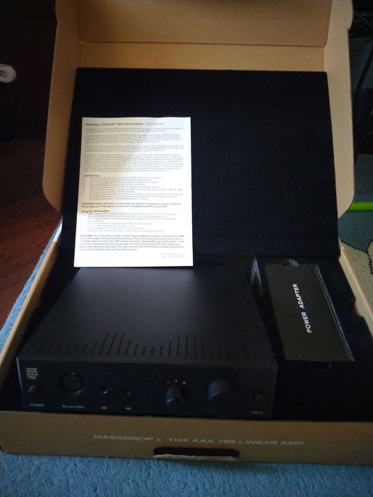 Усилитель для наушников / Підсилювач для навушників Massdrop THX AAA 789 (XLR, RCA))
