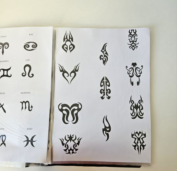Szablony zwory tatuaży henna