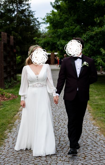 Suknia ślubna boho / rustykalna MS Moda Kim