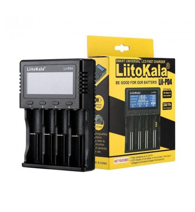 Универсальное зарядное устройство LiitoKala Lii PD4 АА, ААА,18650,Li