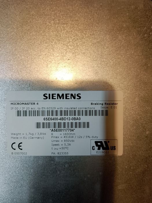 Micromaster 4 6SE6400-4BD11-0AA0