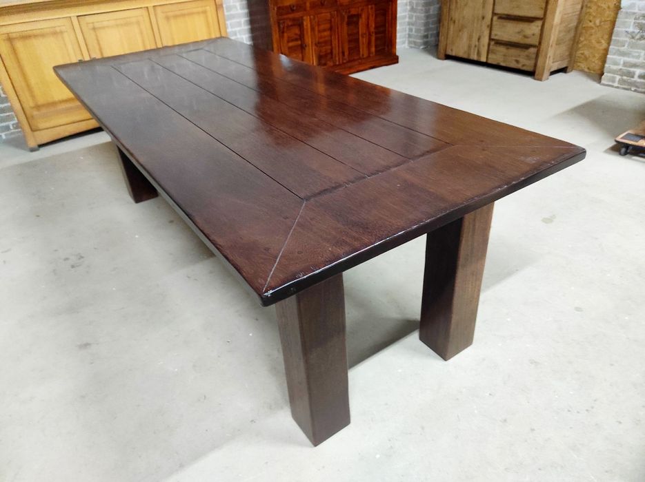 Stół dębowy duży masywny 240x100