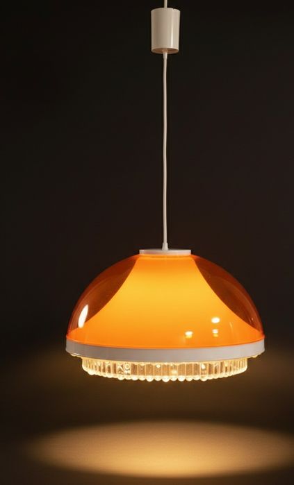 Lampa wisząca Space Age lata 70te UFO