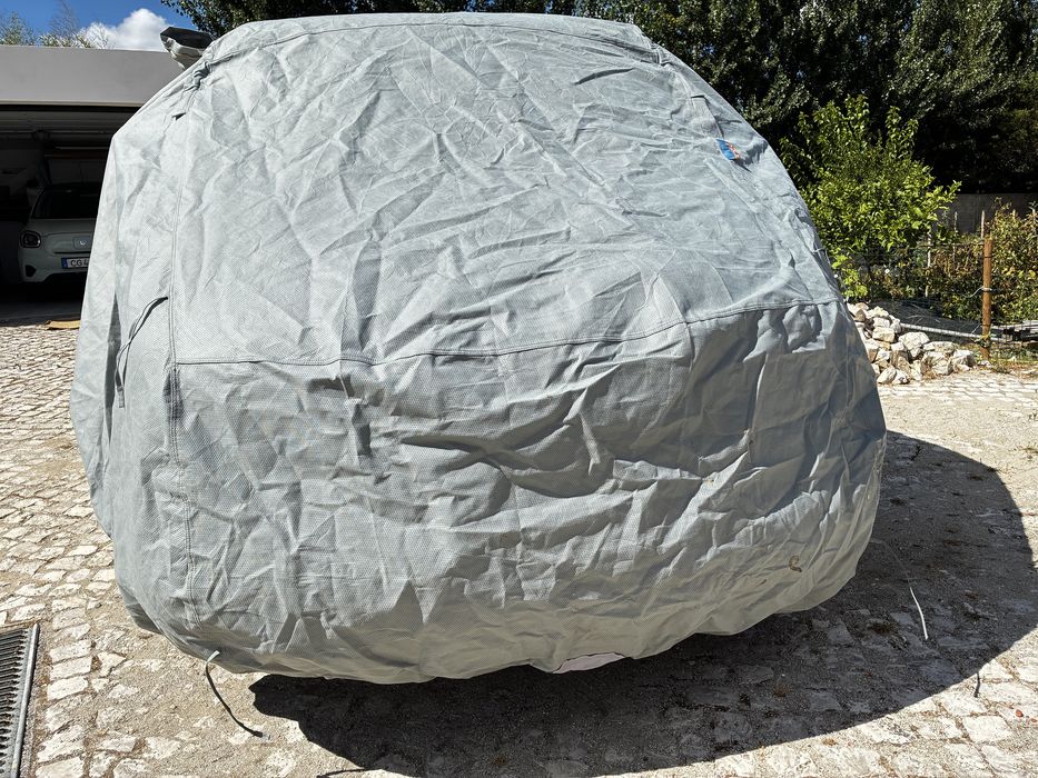 Capa de luxo respirável para carrinha VW T4 (1990–2003), T5 (2003–2015) e T6 com distância entre eixos LONGA