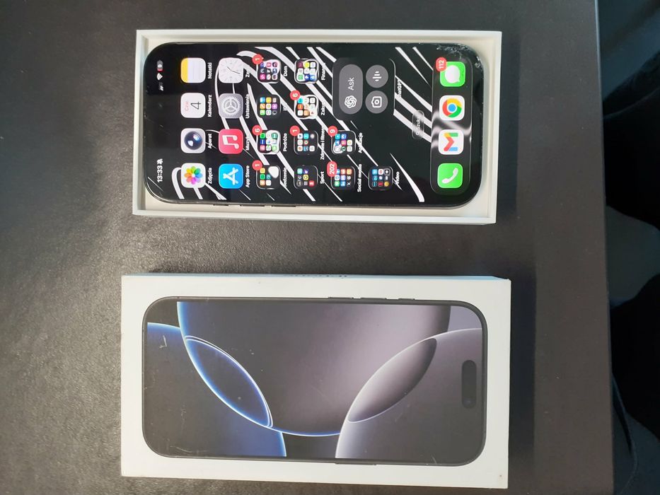 Iphone 16 Pro 256GB czarny  GWARANCJA + niespodzianka