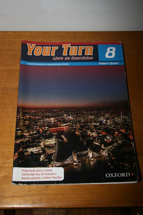 Manual + Livro de Exercícios "Your Turn - 8º ano"
