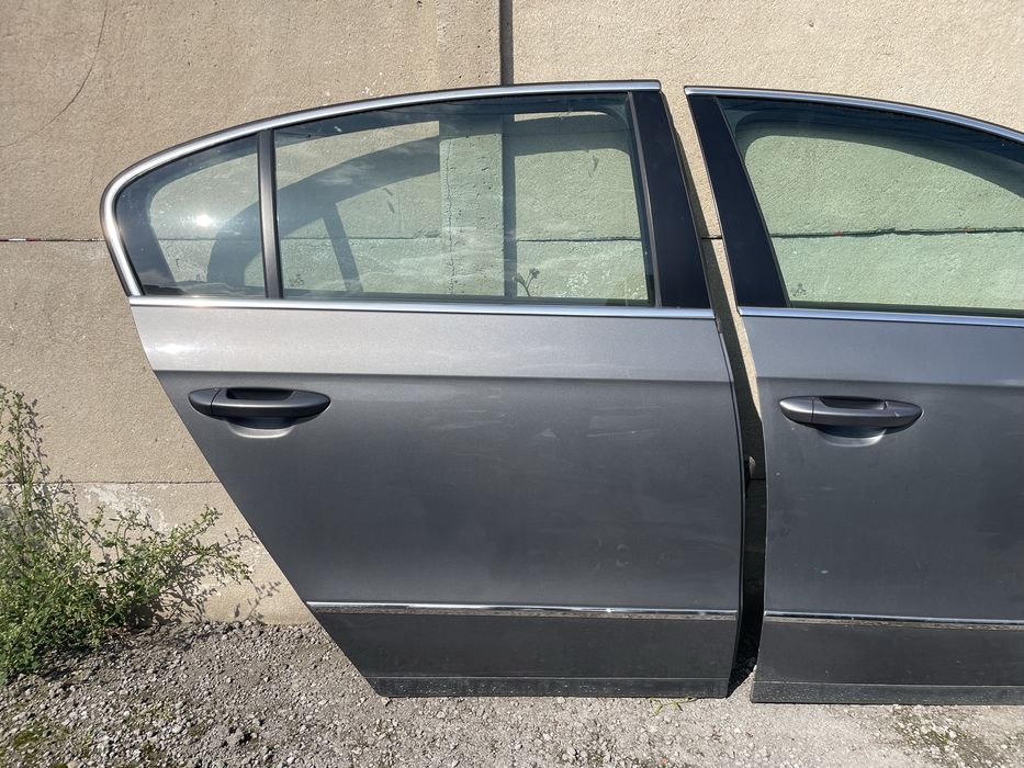 VW Volkswagen Passat B6 3C 05- LA7T Drzwi Prawe Przód Przednie Tył Tylne Bez Rdzy