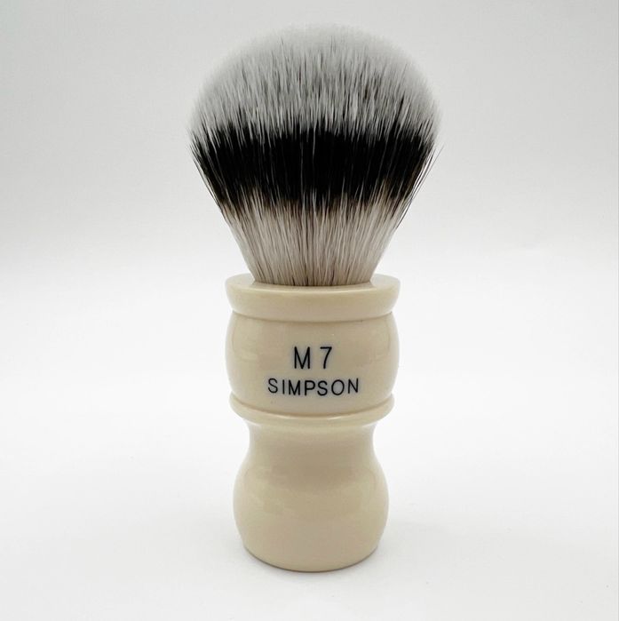 Помазок для гоління Simpson M7 Sovereign Grade Synthetic Fibre faux Ivory