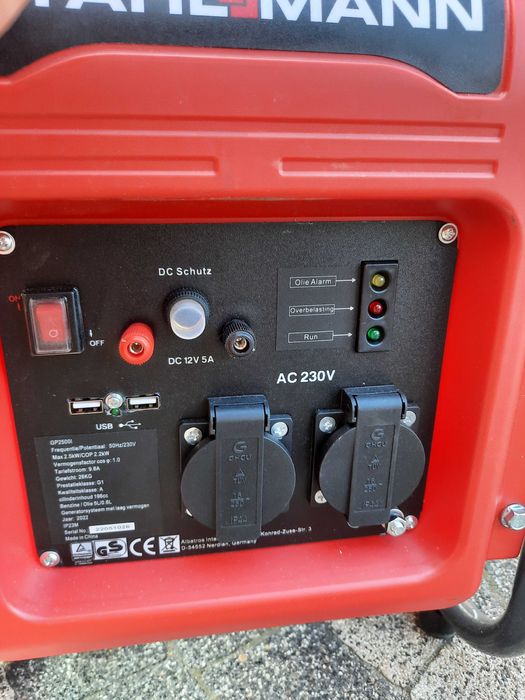 BLACK WEEK Agregat prądotwórczy 2.5kwinwertorowy stahlmann 2500w nowy