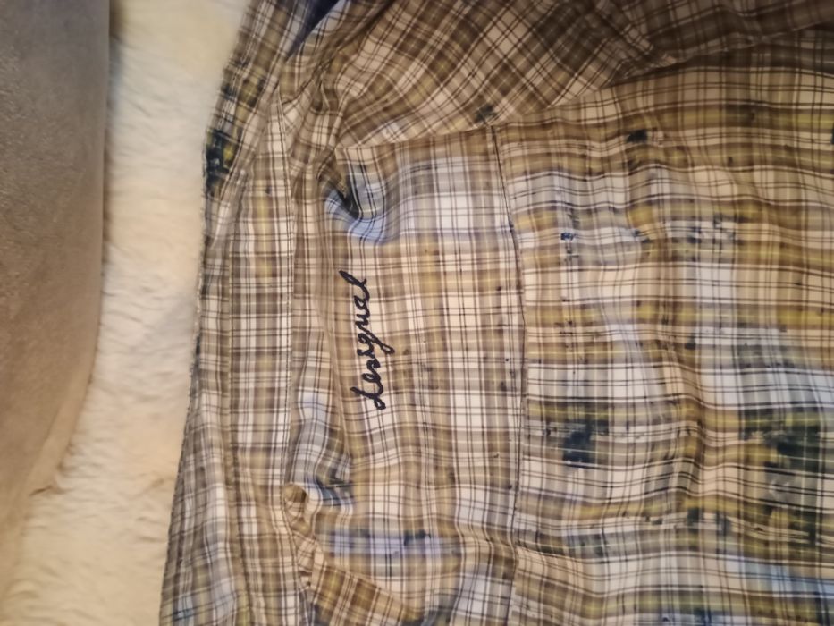 Чоловіча сорочка Desigual M. Синій з оливкою.