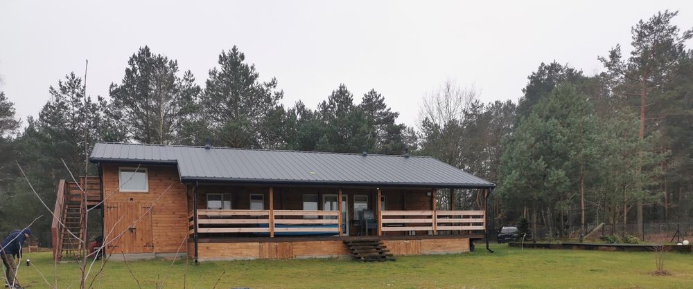 Pilne /Konstrukcja drewniana +domek  całoroczny kempingowy COSALT  ECL