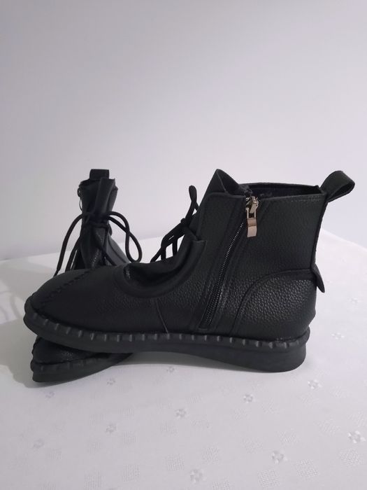 Buty skóra czarne nr38