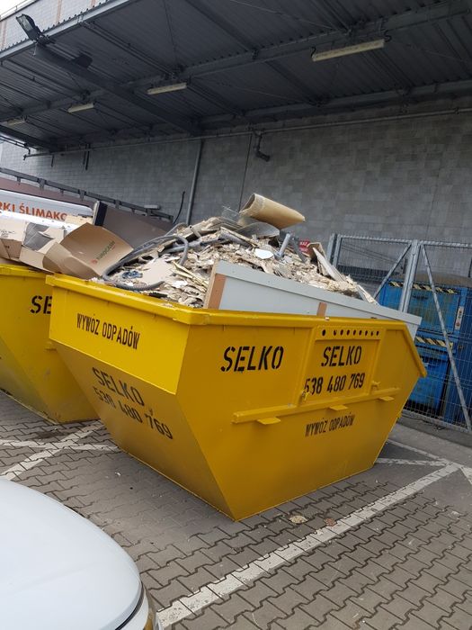 NAJLEPSZA OFERTA i JAKOŚĆ Kontenery na gruz śmieci wywóz gruzu odpadów