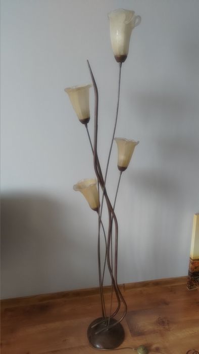 Super Lampa stojąca metaloplastyka