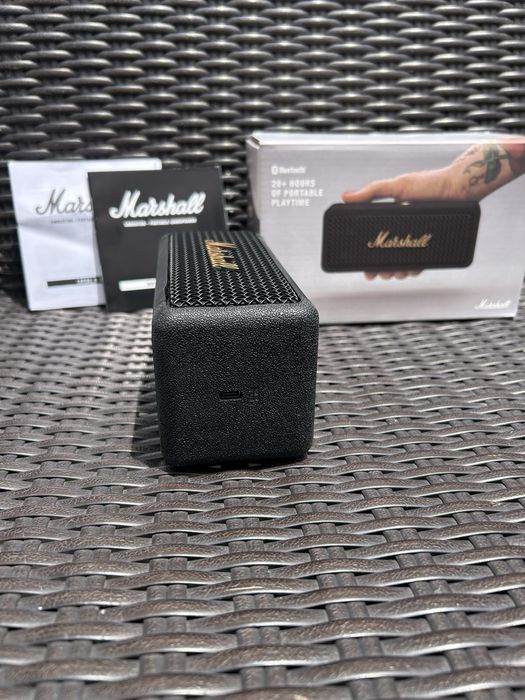 Coluna Marshall preta x dourada