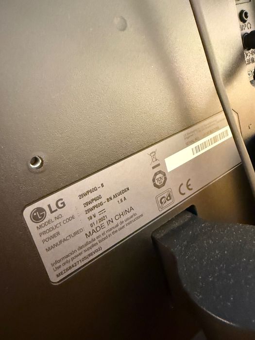 Monitor LG Ultrawide 29 29WP60G