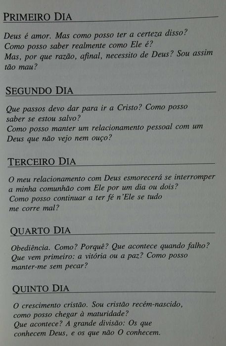 Como Conhecê-lo em Cinco Dias de Morrus Venden