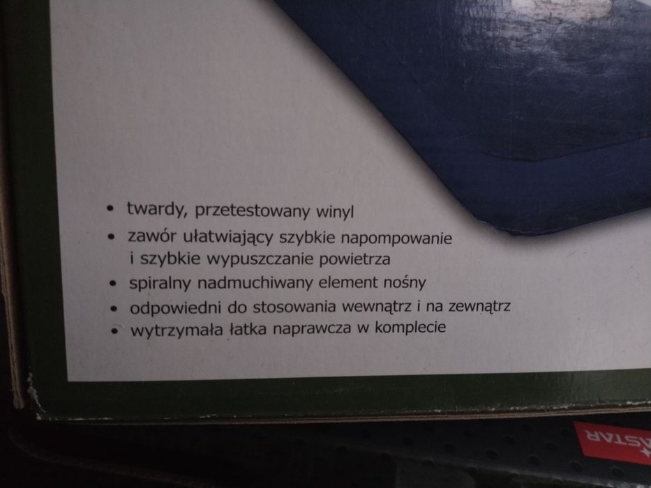 Nowy materac welurowy dwuosobowy