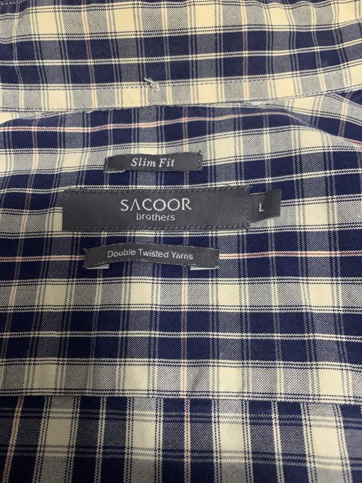 Camisa  homem  sacoor slim fit manga comprida