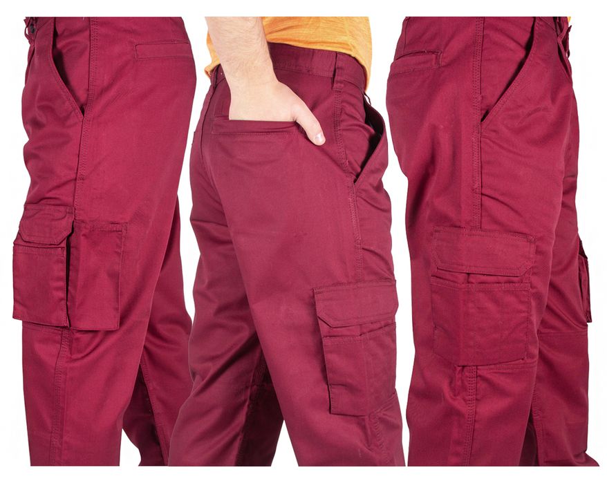 Spodnie Robocze Bhp Ochronne Z Kieszeniami W36 L34.