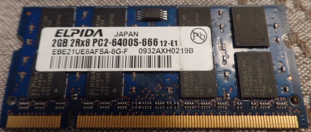 6 und Memórias Ram 2Gb 2RX8 PC2 6.400 (930)