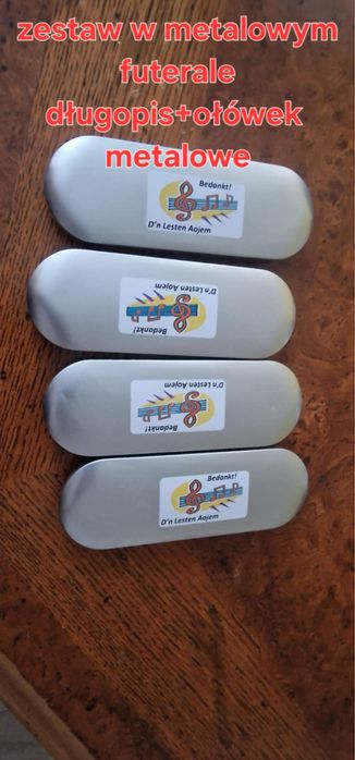 Metalowy olowek + dlugopis