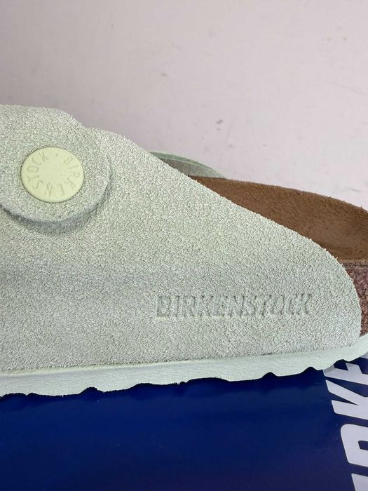 Klapki/Mule Birkenstock Boston Faded Lime 1026774 - regular fit