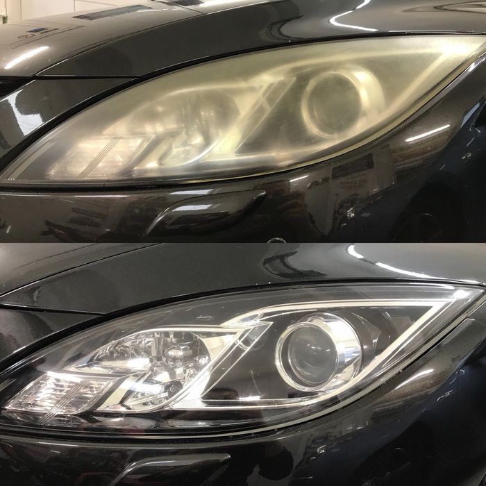 Полірування фар авто | Відновлення прозорості | Автомийка
