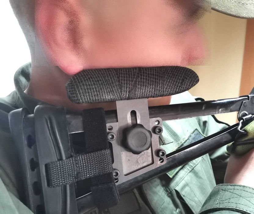 Щека подщечник на рамочный приклад АКС АКСУ, комплект обвес ак рпк акм