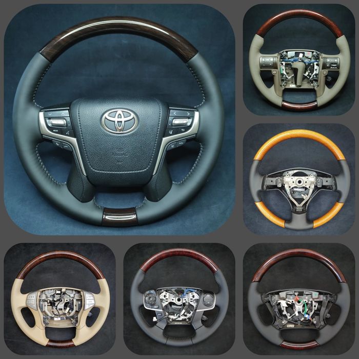 Перетяжка руля шкірою.Преміальна якість.