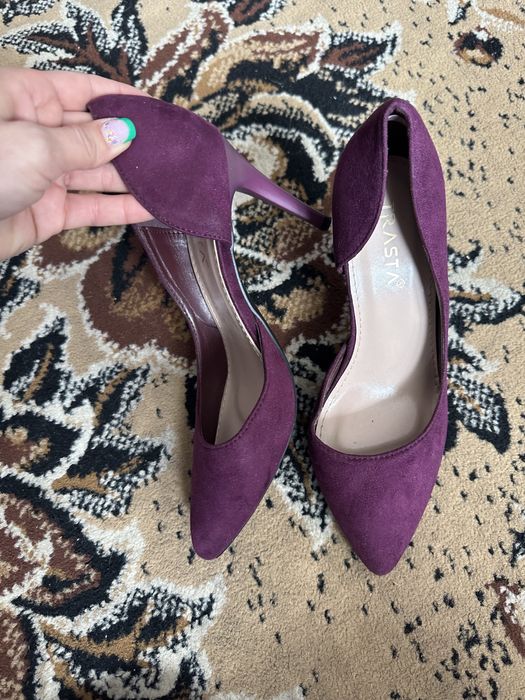 Туфли женские замшевые